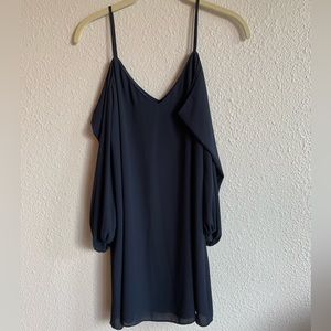 Alice and Olivia - Navy Peasant Dress